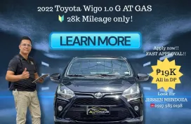 2022 Toyota Wigo 1.0 G AT GAS 🔥#𝟙 ℂ𝔸𝕃𝕃-𝑱𝑬𝑺𝑺𝑬𝑵 𝑴𝑬𝑵𝑫𝑶𝒁𝑨 🙋‍♂️☎️ 09279850198
