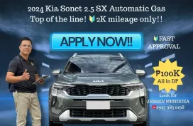 2024 Kia Sonet 2.5 SX AT Gas 🔥#𝟙 ℂ𝔸𝕃𝕃-𝐉𝐄𝐒𝐒𝐄𝐍 𝐌𝐄𝐍𝐃𝐎𝐙𝐀 🙋‍♂️☎️ 09279850198