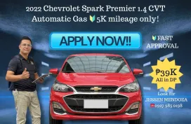 2022 Chevrolet Spark Premier 1.4 CVT AT Gas 🔥𝐉𝐄𝐒𝐒𝐄𝐍 𝐌𝐄𝐍𝐃𝐎𝐙𝐀 🙋‍♂️☎️ 09279850198