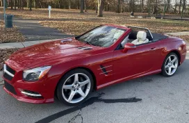 RARE! 2025 Registered RED Mercedes-Benz SL400 Convertible available AT A STEAL!
