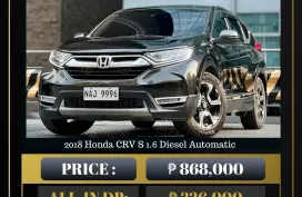 2018 Honda CRV S 1.6 Diesel Automatic 🔥𝐉𝐄𝐒𝐒𝐄𝐍 𝐌𝐄𝐍𝐃𝐎𝐙𝐀🙋‍♂️☎️  09279850198