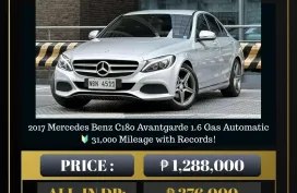 2017 Mercedes Benz C180 Avantgarde 1.6 Gas AT 🔥𝐉𝐄𝐒𝐒𝐄𝐍 𝐌𝐄𝐍𝐃𝐎𝐙𝐀🙋‍♂️☎️  09279850198