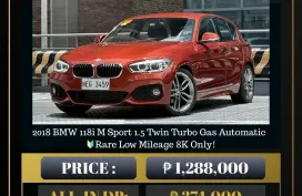 2018 BMW 118i M Sport 1.5 Twin Turbo🔥𝐉𝐄𝐒𝐒𝐄𝐍 “𝑲𝒂𝒌𝒐𝒕𝒔𝒆” 𝐌𝐄𝐍𝐃𝐎𝐙𝐀🙋‍♂️☎️09279850198