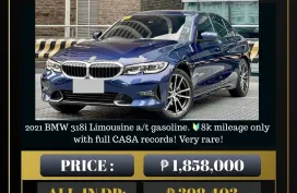 2021 BMW 318i Limousine AT Gas 🔥𝐉𝐄𝐒𝐒𝐄𝐍 “𝑲𝒂𝒌𝒐𝒕𝒔𝒆” 𝐌𝐄𝐍𝐃𝐎𝐙𝐀 🙋‍♂️☎️ 09279850198