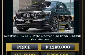 2023 Honda HRV 1.5 RS Turbo AT Gas Honda SENSING 🔥𝐉𝐄𝐒𝐒𝐄𝐍 𝐌𝐄𝐍𝐃𝐎𝐙𝐀🙋‍♂️☎️  09279850198