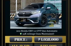 2021 Honda CRV 2.0 CVT Gas Automatic 🔥𝐉𝐄𝐒𝐒𝐄𝐍 𝐌𝐄𝐍𝐃𝐎𝐙𝐀🙋‍♂️☎️  09279850198