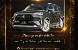 2022 Toyota Veloz 1.5 G Gas Automatic 🔥𝐉𝐄𝐒𝐒𝐄𝐍 𝐌𝐄𝐍𝐃𝐎𝐙𝐀🙋‍♂️☎️  09279850198