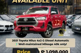2021 Toyota Hilux 4x2 G Diesel Automatic 🔥𝐉𝐄𝐒𝐒𝐄𝐍 𝐌𝐄𝐍𝐃𝐎𝐙𝐀🙋‍♂️☎️  09279850198