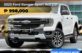 2023 Ford Ranger Sport 4x2 2.0 Turbo 🔥𝐉𝐄𝐒𝐒𝐄𝐍 𝐌𝐄𝐍𝐃𝐎𝐙𝐀🙋‍♂️☎️  09279850198