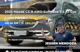 2024 Mazda CX-8 AWD Exclusive 2.5 AT Gas 🔥𝐉𝐄𝐒𝐒𝐄𝐍 𝐌𝐄𝐍𝐃𝐎𝐙𝐀🙋‍♂️☎️  09279850198