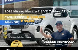 2025 Nissan Navara 2.5 VE Calibre AT Dsl 📣 39KDP 🔥𝐉𝐄𝐒𝐒𝐄𝐍 𝐌𝐄𝐍𝐃𝐎𝐙𝐀🙋‍♂️☎️  09279850198