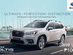 Subaru Evoltis 2.4i-T Eyesight CVT 2021 With ₱100,000 Cash discount
