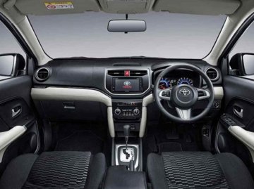 Toyota Rush interior is more lavish and spacious than that of the old model
