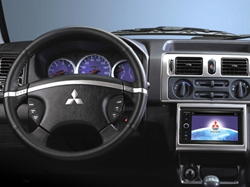 Mitsubishi Adventure interior is closely akin to its exterior when it comes to old-school design