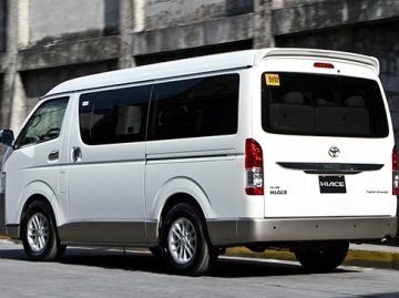 Boxy shape of the 2018 Hiace