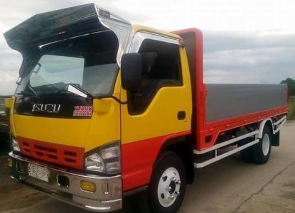 Download Yellow Isuzu Elf Pickup Best Prices For Sale Philippines PSD Mockup Templates