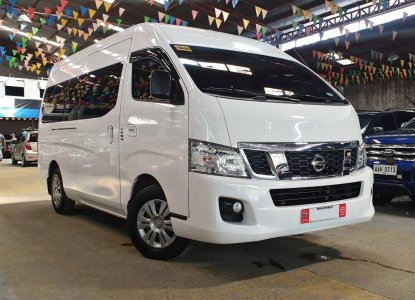 white nissan van