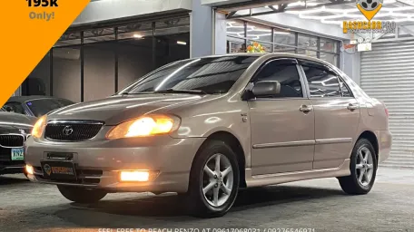2002 Toyota Altis 1.6 G AT