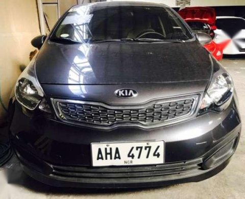 14 Kia Rio Ex Matic Gray For Sale