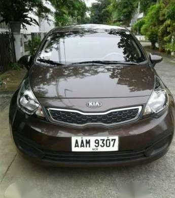 Fresh Kia Rio 14 Brown Sedan For Sale