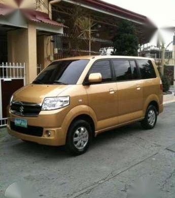 2008 Suzuki Apv Luxury Gold For Sale 317933