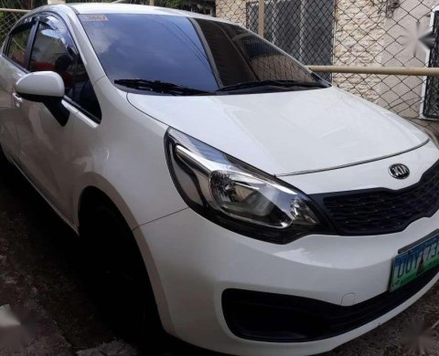 12 Kia Rio Lx Manual White For Sale