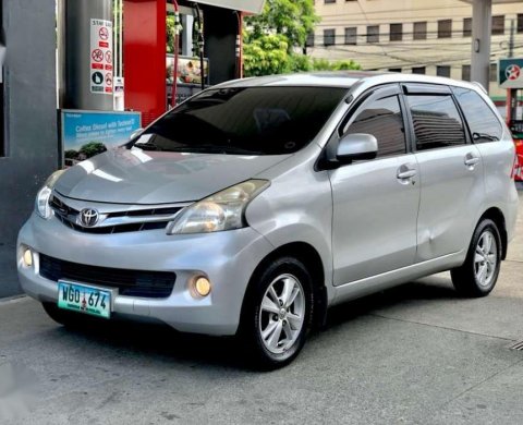 Toyota Avanza 2013 1 5g At Silver For Sale 472146