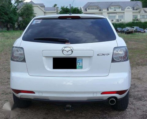 2011 Mazda Cx 7 White With Black Interior 512466