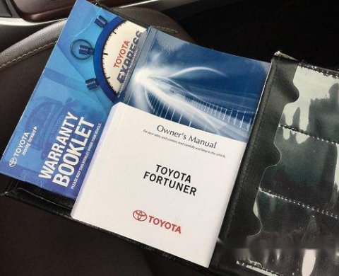 toyota fortuner 2017 owners manual