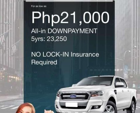 ford ranger zero down payment
