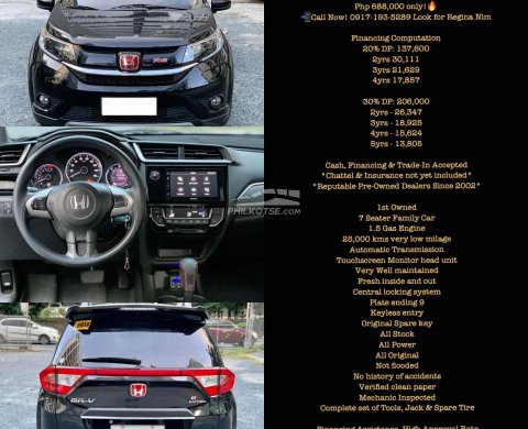 Honda BR-V S Auto, Cars for Sale, Used Cars on Carousell