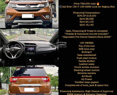 Honda BR-V S Auto, Cars for Sale, Used Cars on Carousell