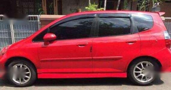 2008 Honda Jazz -Color-RED-side skirt-automatic