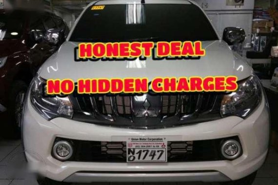 2017 Mitsubishi Strada GLS 4x2 Manual Diesel Versus hilux navara 2016