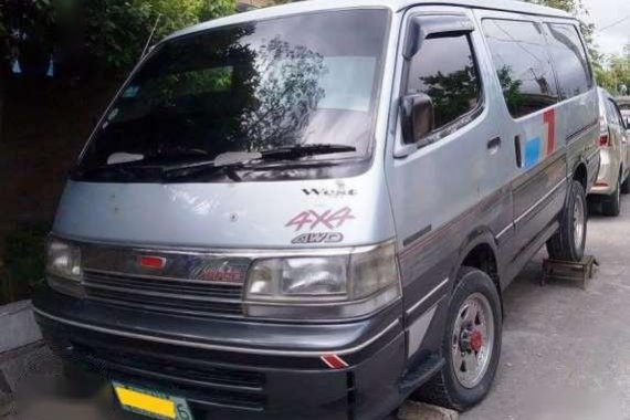 Toyota Hi-Ace 1993 model super custom 4WD TURBO