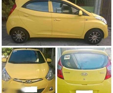 Yellow Hyundai Eon 2015 GLS Manual Open for financing