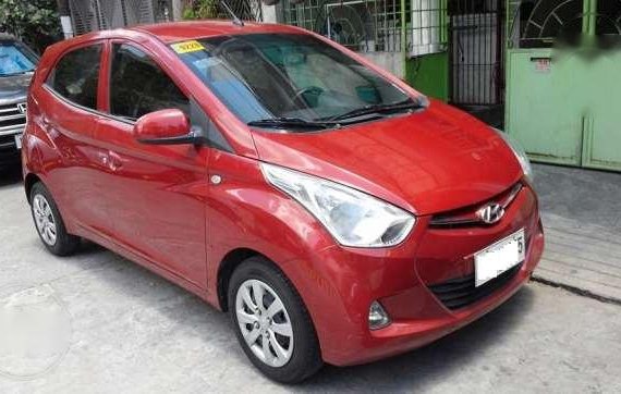 2015 Hyundai Eon GLS Red hatchback 