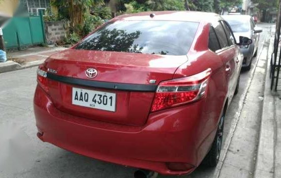 2014 Toyota Vios 1.3E Red Mica MT for only 415k
