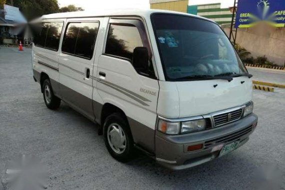 Nissan urvan escapade 2002