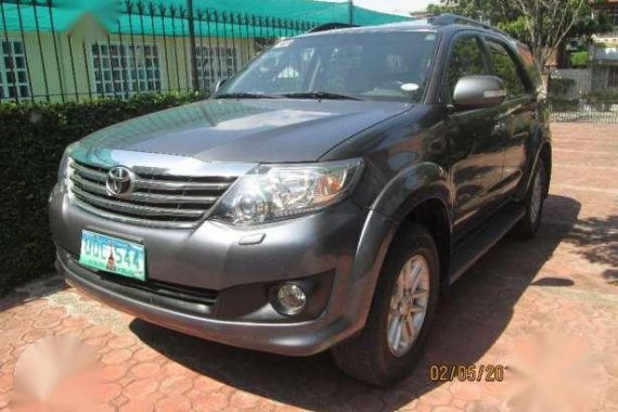 2013 Toyota Fortuner G Gas 4x2 Automatic