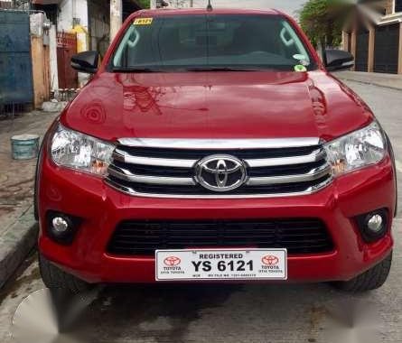 2016 toyota hilux G diesel manual red not ranger navarra