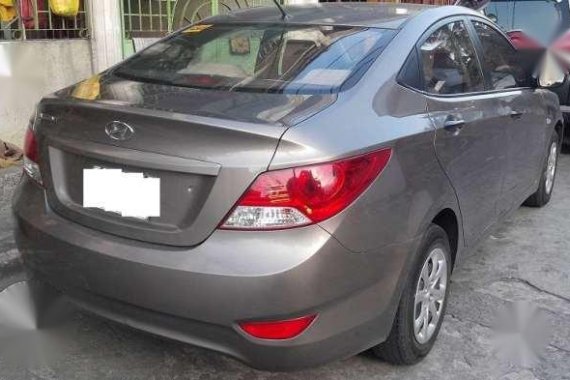 Gray Hyundai Accent MT 1.4 2013