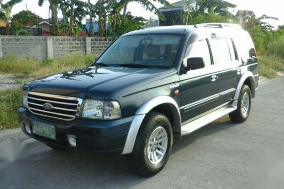 2004 ford everest limited edtion diesel