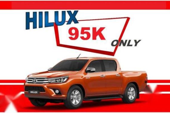 95K All IN 2017 Toyota Hilux 4X2 24 G DSL MT Diesel Manual
