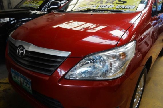 Toyota Innova 2013 Diesel Manual Red