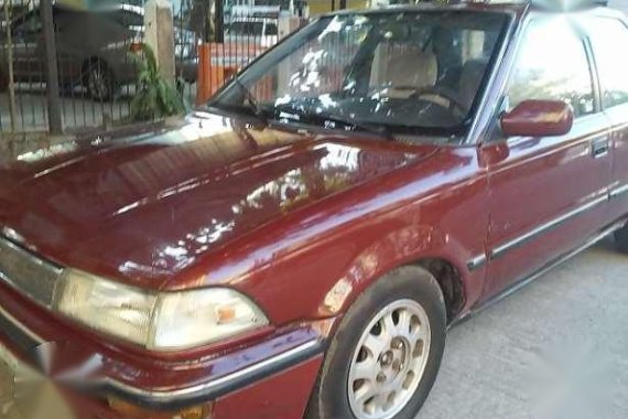 1992 Toyota Corolla 4 DOOR Sedan GL 1.6 Php75000