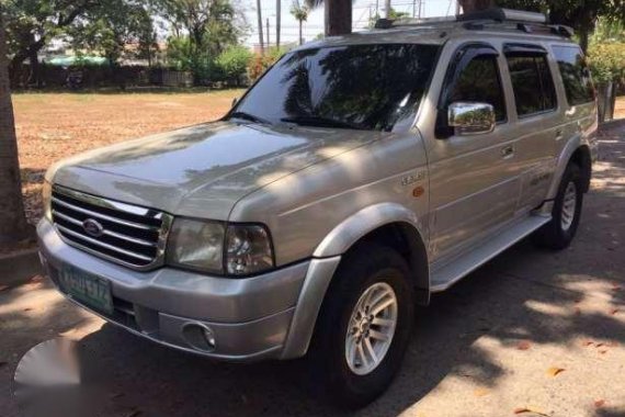 Ford Everest 2004 4x4 Automatic Tranny 2.5Tdci intercoolerturbo Diesel