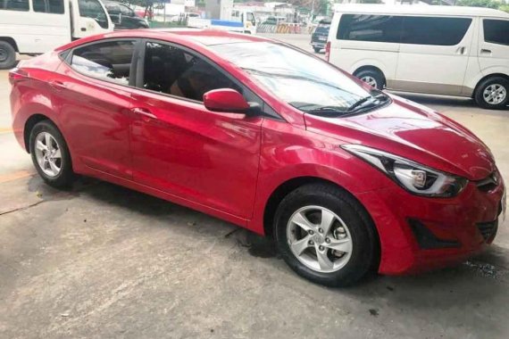 Hyundai Elantra 2014 Gasoline Manual Maroon