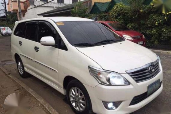 2013 Toyota Innova G - Diesel - MT - Fresh Original Paint Pearl White