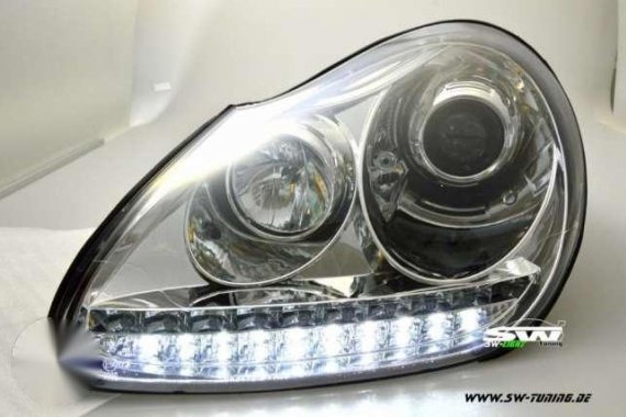 Porsche 955 Cayenne LED Headlights Projector 2002 to 2007